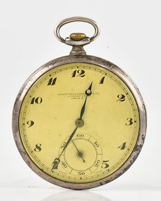 Lot 429 - GOLDSMITH & SILVERSMITHS; a silver cased open...