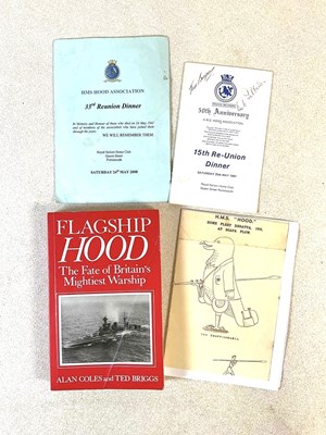Lot 243 - HMS HOOD; Alan Coles and Ted Briggs, 'Flagship...