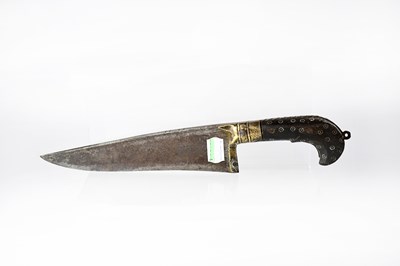 Lot 572 - A 19th century Middle Eastern pesh-kabz...