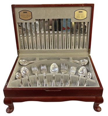 Lot 1085 - VINERS; a modern cased eight setting...