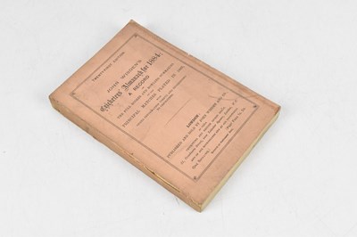 Lot 272 - WISDEN; JOHN WISDEN’S CRICKETERS ALMANACK FOR...