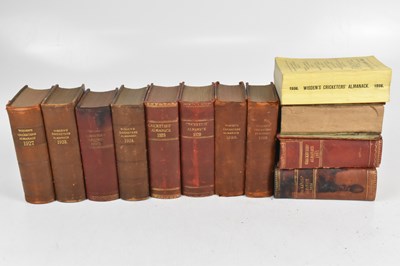 Lot 287 - WISDEN; JOHN WISDEN’S CRICKETERS ALMANACK FOR...