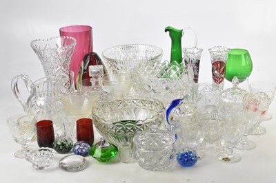 Lot 1976 - A large collection of cut glass including...