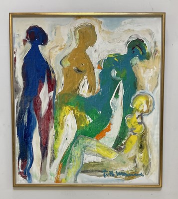 Lot 573 - HELMUT MANTEL (1925-1979); oil on canvas,...