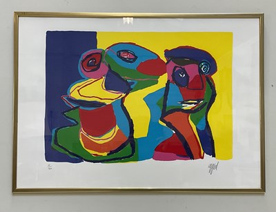 Lot 533 - KAREL APPEL (1921-2006); pencil signed limited...