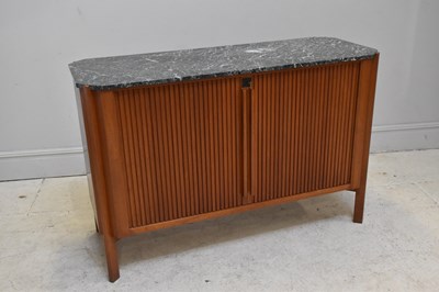 Lot 2 - A mid century Scandinavian teak sideboard with...