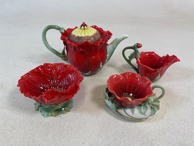 Lot 412 - FRANZ; porcelain items, to include Poppy...