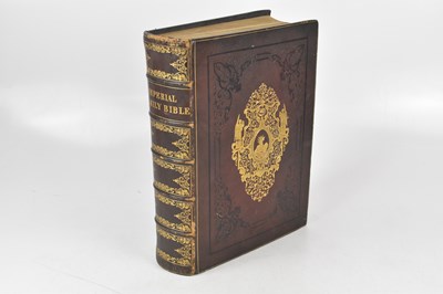 Lot 60 - THE IMPERIAL FAMILY BIBLE, engraved plates,...
