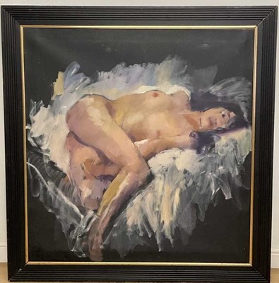 Lot 514 - ROBERT OSCAR LENKIEWICZ (1941-2002); a large...