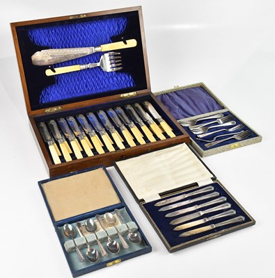 Lot 460 - A collection of electroplated cutlery...