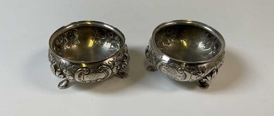 Lot 543 - J WIPPELL; a pair of Victorian hallmarked...