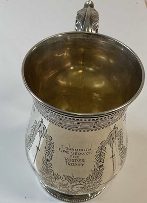 Lot 548 - J & J WILLIAMS; a Victorian hallmarked silver...