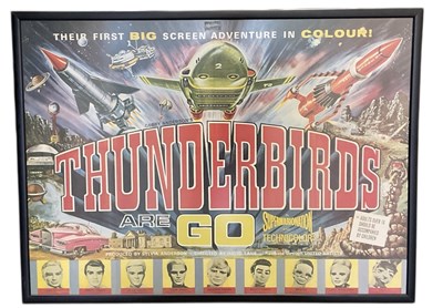 Lot 232 - A 'Thunderbirds Are Go' movie poster, 66 x...