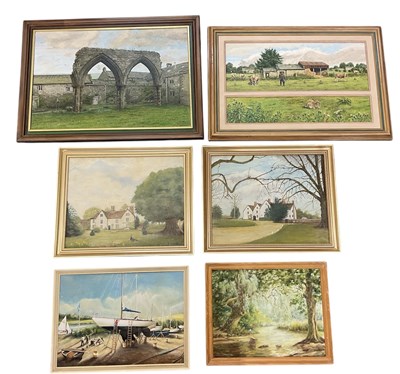 Lot 223 - ALAN HOLTBY-BROWN (born 1936); oil on board,...