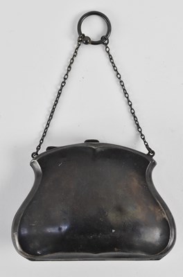 Lot 1162 - An Edward VII hallmarked silver purse, with...