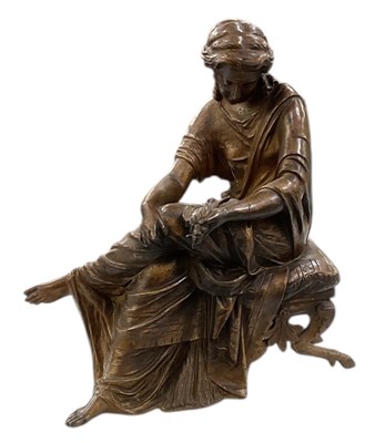 Lot 650 - A late 19th/early 20th century French bronzed...