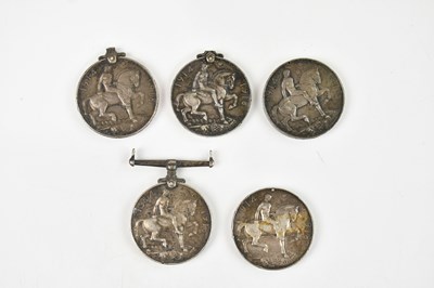 Lot 1248 - Five 1914-18 British War Medals comprising...