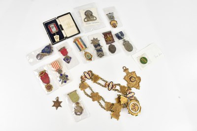 Lot 390 - A collection of predominantly Masonic, Buffalo...