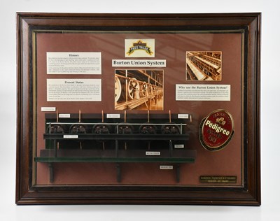 Lot 335 - MARSTONS FREE TRADE; a barrel diagram, 47 x...