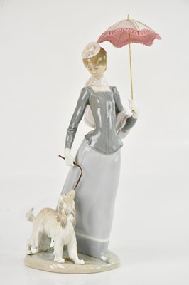 Lot 1667 - LLADRO; a 'Dama Con Chal', figure, height 40cm,...