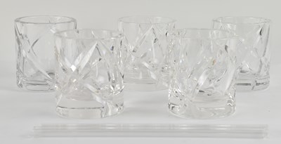 Lot 564 - SKOGSBERG & SMART; a set of five hand cut lead...