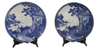 Lot 1079 - A large pair of early 20th century Japanese...