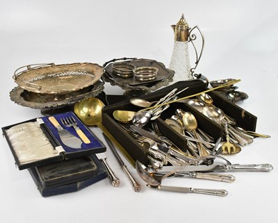 Lot 450 - A collection of electroplated items including...