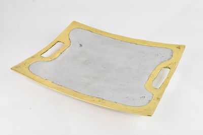 Lot 1553A - DAVID MARSHALL; a cast metal twin handled...