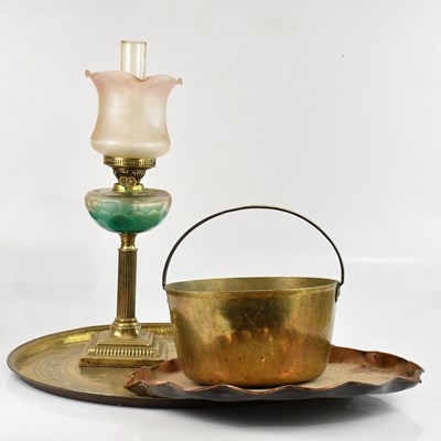 Lot 423A - A collection of metalware comprising a 19th...