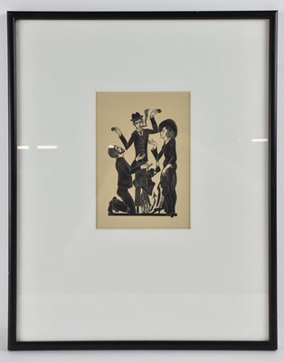 Lot 198 - ERIC GILL (1882-1940); a woodcut engraving...