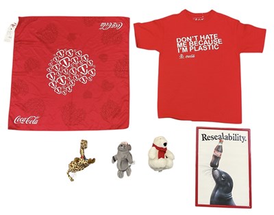 Lot 335 - COCA COLA INTEREST; a collection of Coca Cola...