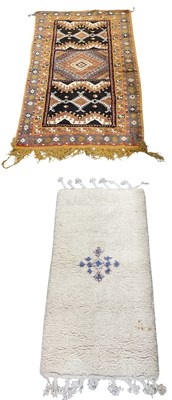 Lot 66 - A Moroccan Alfombra Tazenakht rectangular...