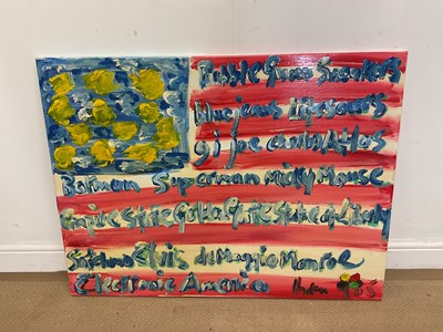 Lot 358 - TIM HUDSON; acrylic on canvas, 'Bubble Gum...