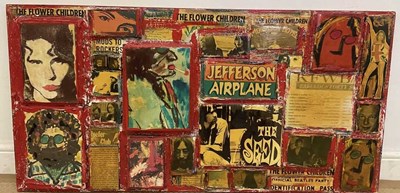 Lot 359 - TIM HUDSON; mixed media, 'Mr Dillon', signed,...