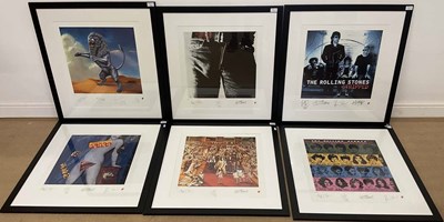 Lot 356 - THE ROLLING STONES; a set of six limited...