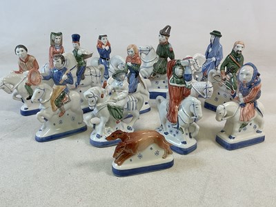 Lot 400 - RYE POTTERY; a group of various themed figures...