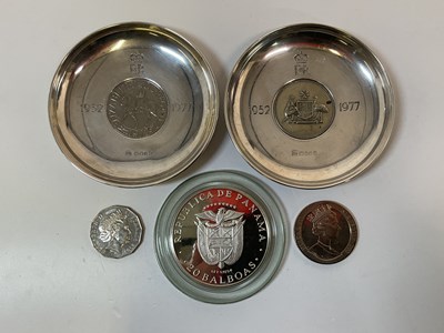 Lot 564 - A pair of Elizabeth II hallmarked silver...