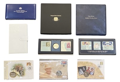 Lot 1375 - A quantity of assorted coin covers and coin...