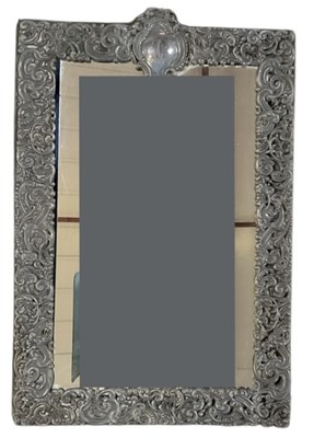 Lot 1119 - A late Victorian cast hallmarked silver framed...