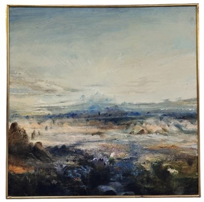 Lot 121 - TERRY LEE (born 1948); a large oil on canvas,...