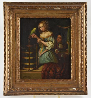 Lot 113 - UNATTRIBUTED 18TH CENTURY SCHOOL; oil on...
