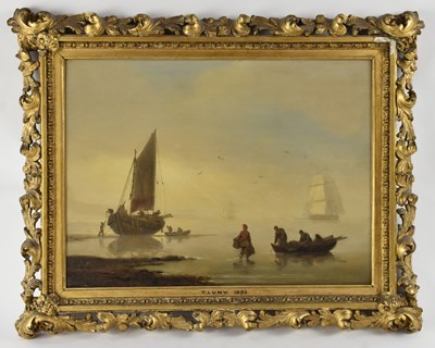 Lot 143 - THOMAS LUNY (1759-1837); oil on board,...