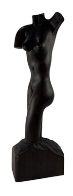 Lot 309 - A good early 20th century carved wooden figure,...