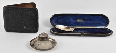 Lot 1152 - ELKINGTON & CO; a cased George V hallmarked...