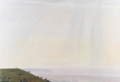 Lot 412 - DEREK WILKINSON (1929-2001); pastel, landscape,...