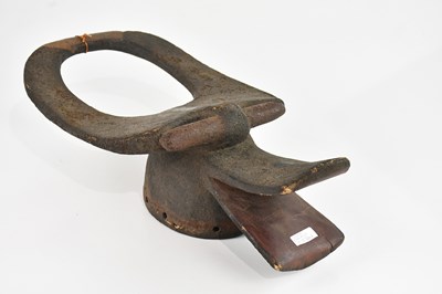 Lot 1197 - A Nigerian Mama Magam bush cow headdress, 45cm,...