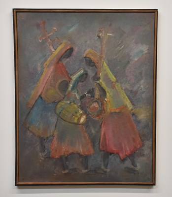 Lot 146 - SAMANTHA ELLIS; oil on canvas, 'The White...