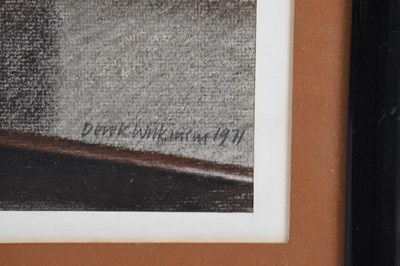 Lot 413 - DEREK WILKINSON (1929-2001); pastel, still...