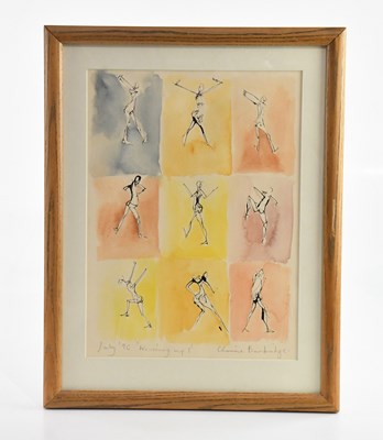 Lot 543 - CLAIRE BURBRIDGE; print, 'Warming Up I',...