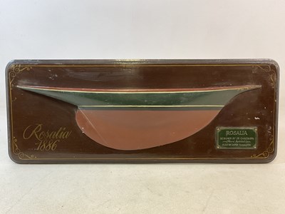 Lot 174 - A reproduction half block ship builder's model...